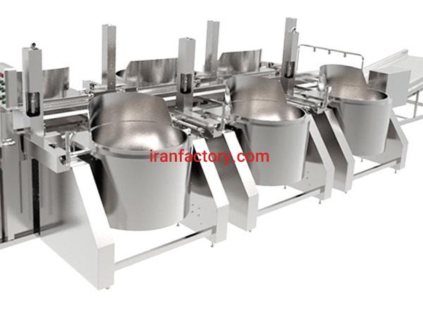 دستگاه پخت آبکشی و دانه گیری برنج (Model NRL – 900/600/400)