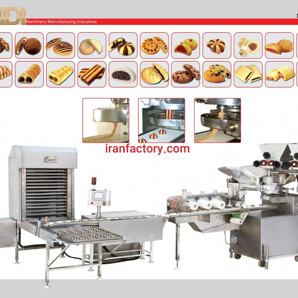 خط تولید کلوچه مدل OM521 ماشین سازی امیدی لاهیجان