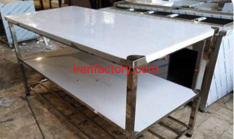 تولید میز استیل آشپزخانه صنعتی شرکت استیل پخت در تهران