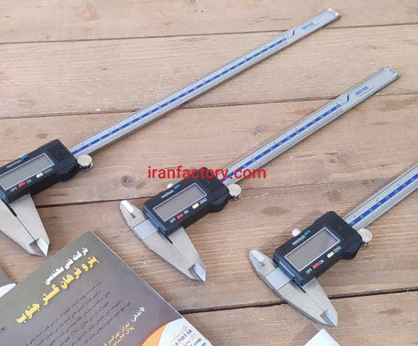 انواع کولیس دیجیتال در سایز ها و ابعاد مختلف