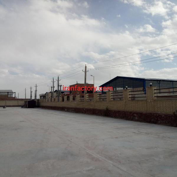 زمین 8000 متر سوله 5250 متر شهرک صنعتی شمس آباد