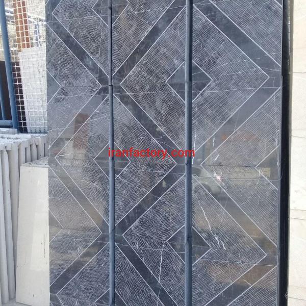 فروش کف فرش حیاطی مرمریت مشکی نجف آباد۳سانتی البرز