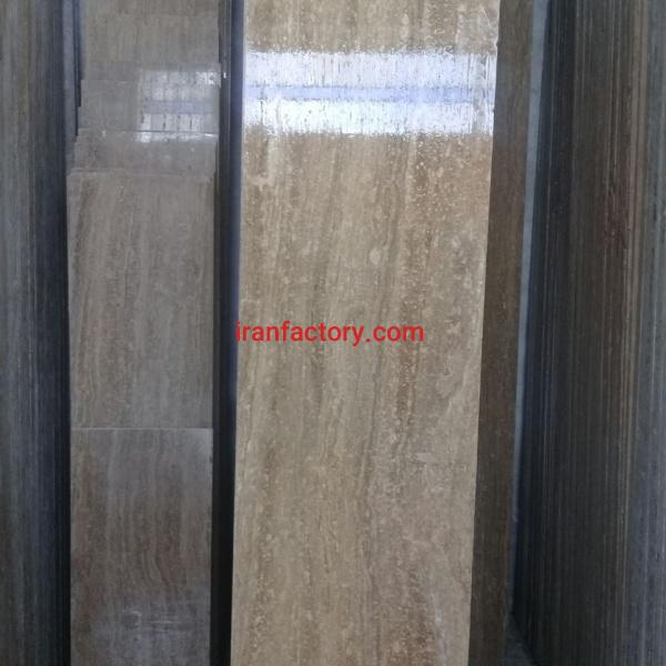 فروش سنگ تراورتن شکلاتی یزد موجدار درجه 1 سنگبری پیروزی