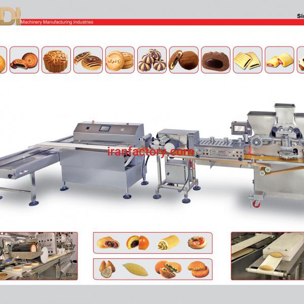 خط تولید کیک و کلوچه مدل OM522 N16 ماشین سازی امید