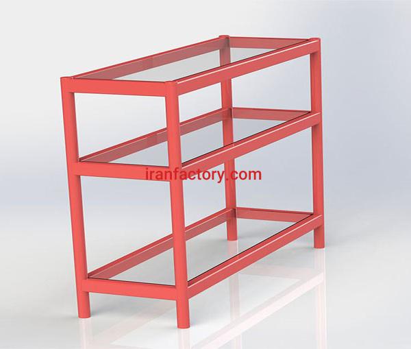 فروش ویترین فروشگاهی 3 طبقه  گروه صنعتی دی