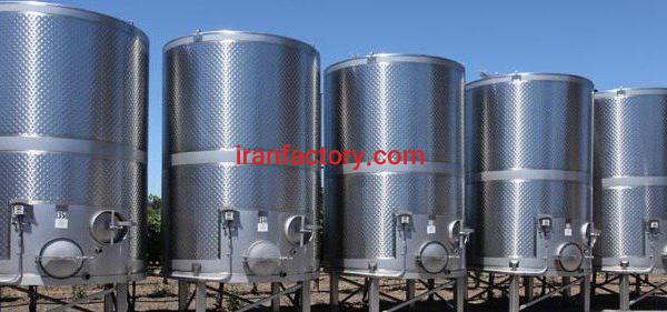 فروش مخزن استیل لبنیات