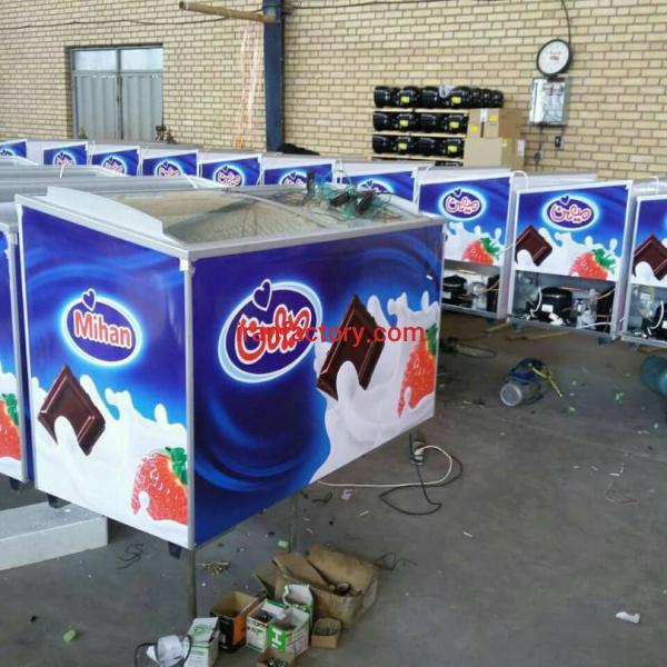 فروش انواع فریزرصندوقی صنایع برودتی یخچال مارکت