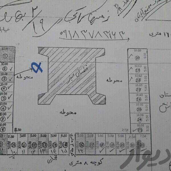 فروش زمین تجاری قطعه 3 در سنندج