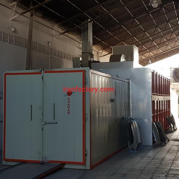 فروش خط رنگ مایع کوره ای