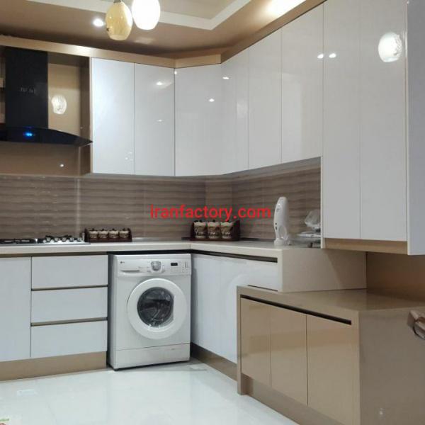 کابینت های گلاس ترک درجه1 صنایع آشپزخانه امین