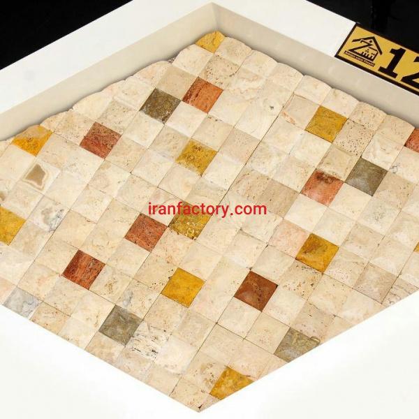 سنگ آنتیک حصیری هرمی سفیدرنگی آنتیک ‌سنگ ‌خشتی