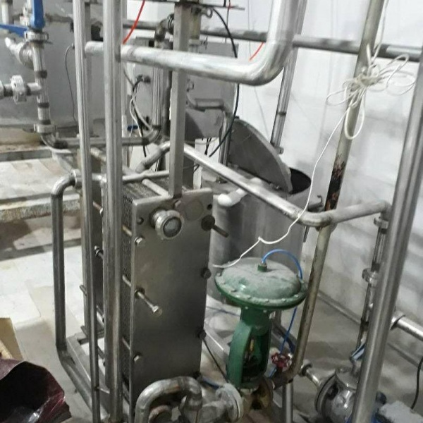 فروش دستگاه پاستوریزاتور پلیتی کارکرده