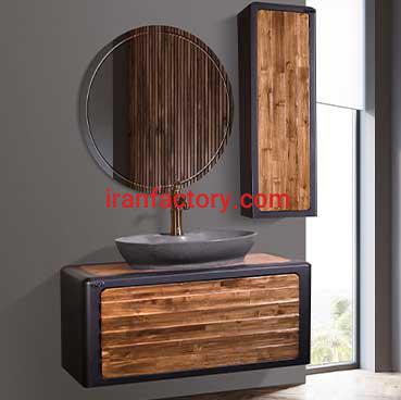 کابینت روشویی طرح چوب سومیا