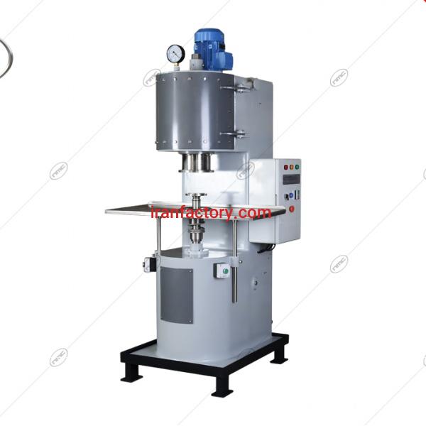 دستگاه دربند قوطی نیمه اتومات تحت خلا مدل KPT1H802