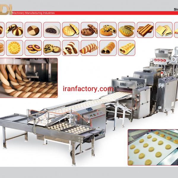 خط تولید کلوچه مدل OM4N T ماشین سازی امیدی لاهیجان