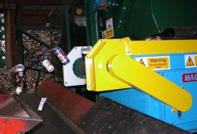 فروش دستگاه ادی کارنت برای جدا سازی مواد از داخل زباله