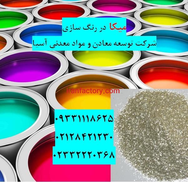 فروش ویژه میکا در تولید رنگ