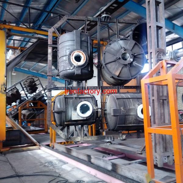 فروش خط تولیدروتیشنال(دورانی) قطعات پلی اتیلن و مخازن آب