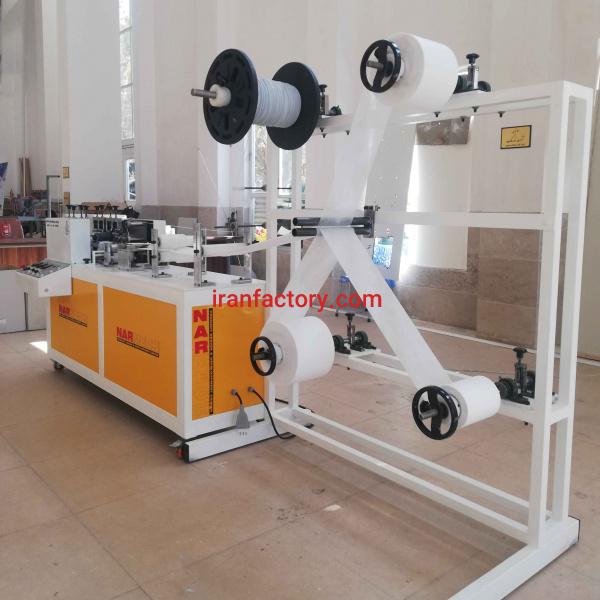 دستگاه تمام اتوماتیک بدنه زن ماسک سه لایه