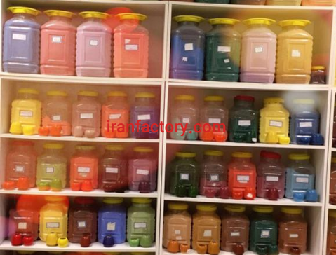 تولید و فروش رنگدانه های معدنی در قزوین