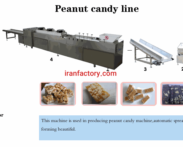 خط تولید حلوای دانه های روغنی فروزان فام فجر تبریز