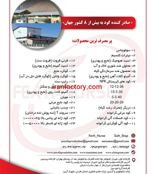 مجموعه کارخانجات گروه تولیدی پردیس-نانوسیز