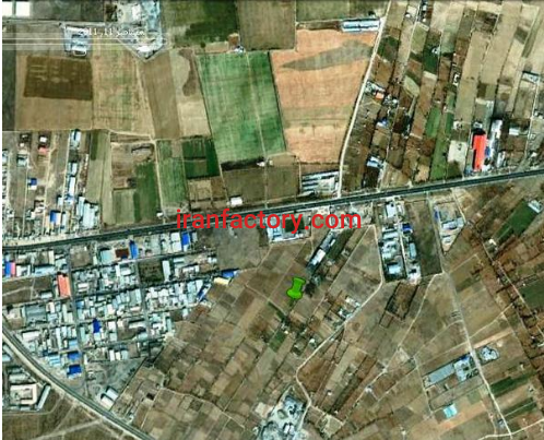 فروش 1015 متر زمین جهت گلخانه و پرورش ماهی در خمین