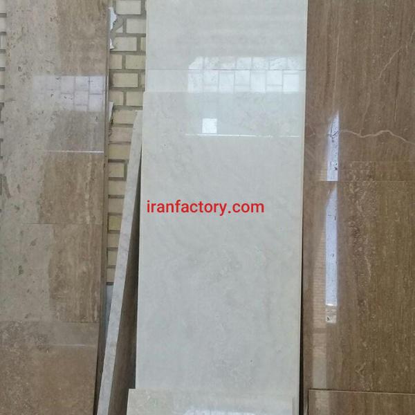 تراورتن سفید ابیانه بی موج سوپر