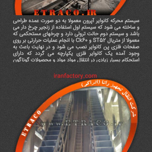 فروش کانوایر های آپرون و اسلت مخصوصا دمای بالا در تهران