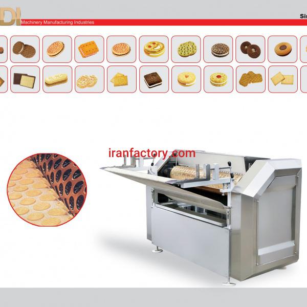 خط تولید بیسکوییت های نرم ماشین سازی امیدی لاهیجان