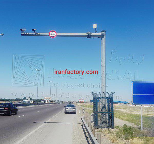 تولید و نصب دکل های دوربین ترافیکی