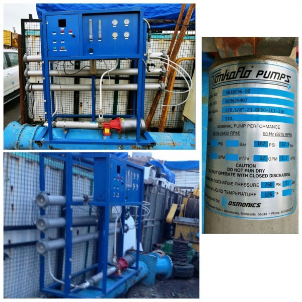 فروش دستگاه آب شیرین کن تمام مکانیزه استوک صفر