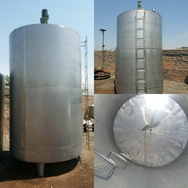 فروش مخزن استیل دوجداره میکسر دار 1000 لیتری استوک صفر