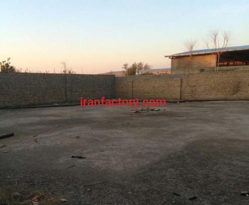 فروش 1200 متر  زمین و سوله در ورامین