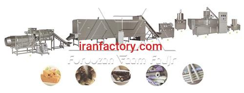 خط تولید اسنک مغز دار