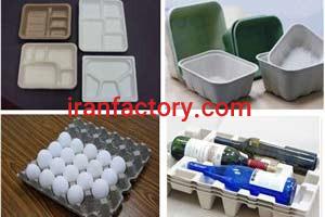 خط تولید شانه تخم مرغ و ظروف مقوایی