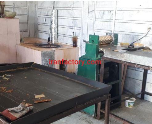 خط تولید پولک و نبات در خمینی شهر فروشی