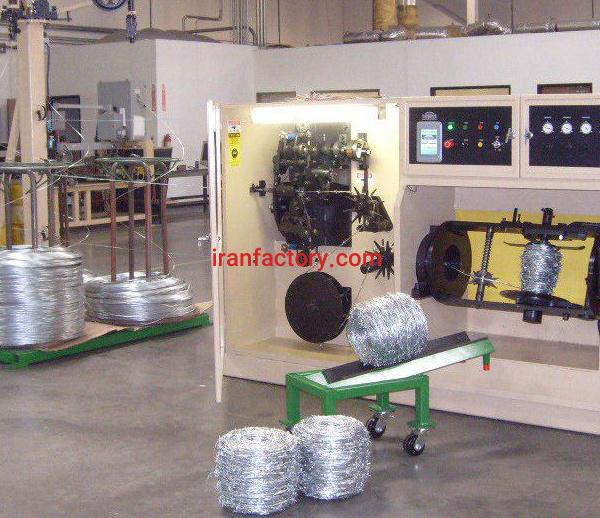 دستگاه تولید سیم خاردار