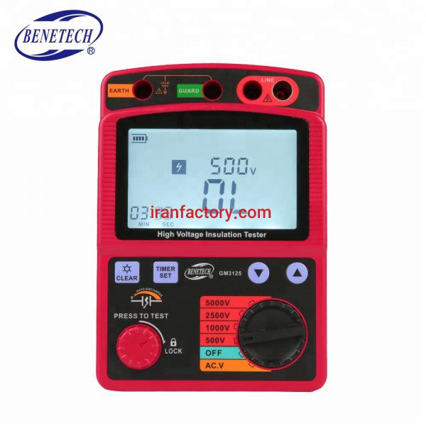 فروش تستر عایق بنتک GM3125 BENTECH در تهران