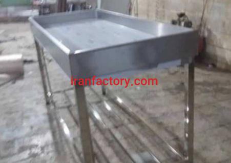 تولید میز استیل ویترین ماهی شرکت استیل پخت در تهران