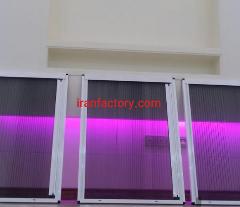 تولید توری پلیسه ای و آلومینیوم