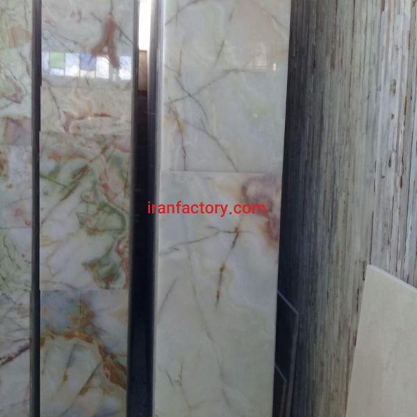 مرمر سفید مغز پسته ای سنگبری الوان