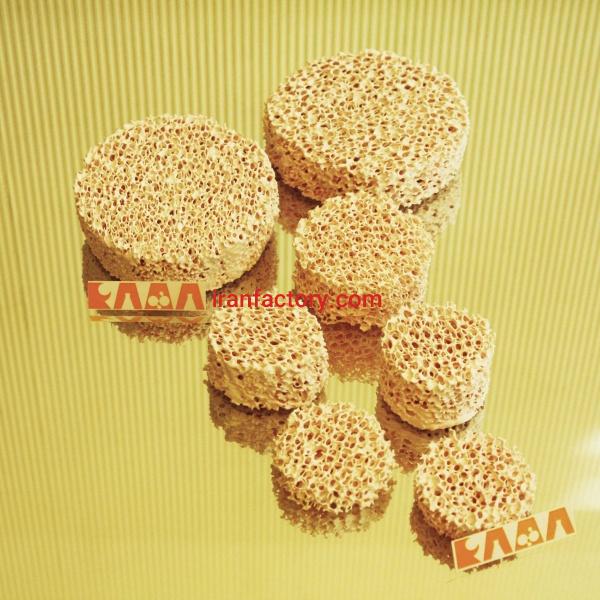 فیترهای سرامیکی فومی