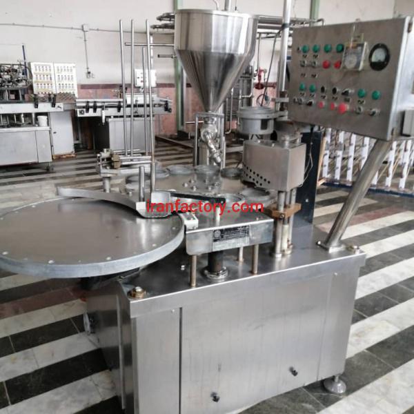 فروش پرکن دو نازله سفید کننده نیمه اتوماتیک