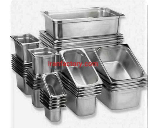 تولید ظروف آشپزخانه صنعتی شرکت استیل پخت در تهران