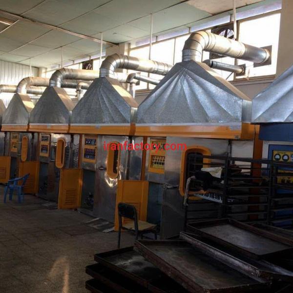 فروش خط تولید کلوچه با ظرفیت 5000 عدد در روز