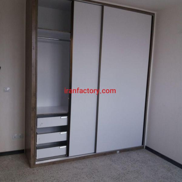 کمد دیواری تمام mdf ایرانی درجه1 صنایع آشپزخانه امین