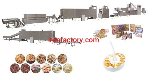 خط تولید کورن فلکس