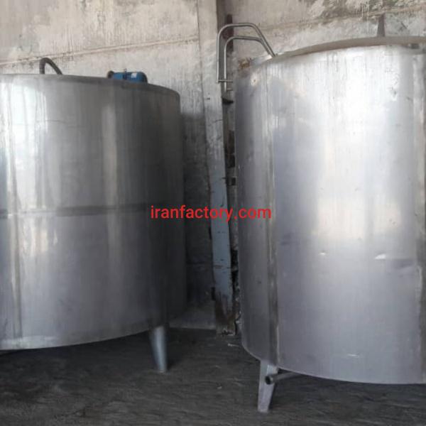 فروش مخزن استیل تک جداره