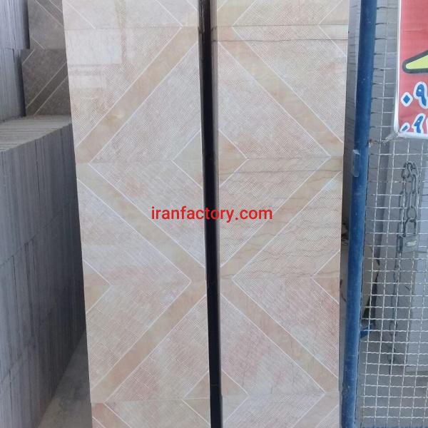 کف فرش حیاطی مرمریت بهسنگان کرم‌صورتی البرز